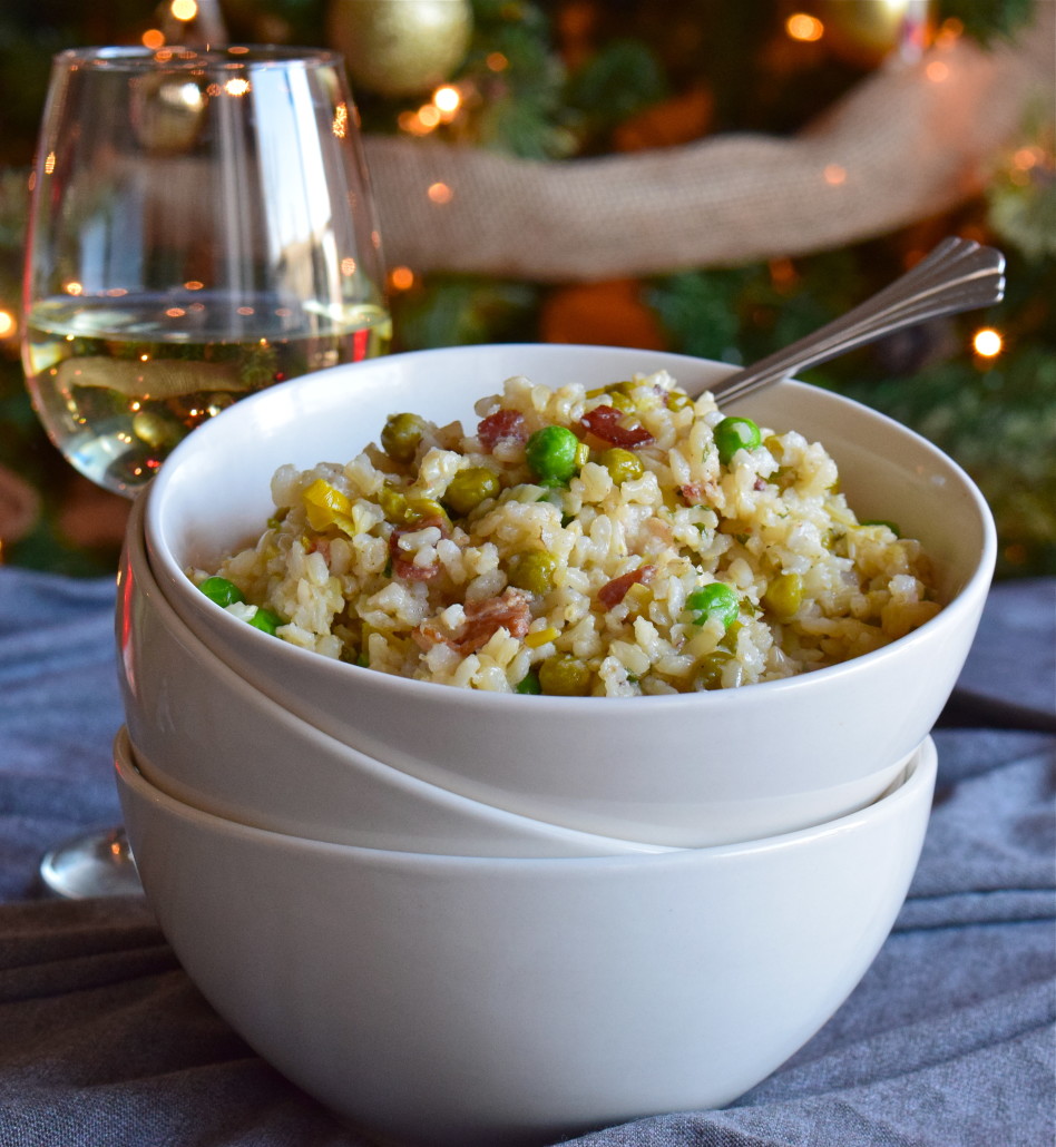 Bacon Leek Rice with White Wine Butter Sauce Nourish Wild